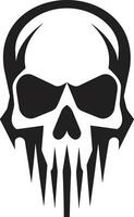 Monochrome Marvel Cool Skullhead Swagger Funky Fusion Style and Gravitas in Skullhead Vector