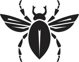 Black Vector Aphid Icon A Timeless Mark of Distinction Aphid in Black Vector Artistry Redefined