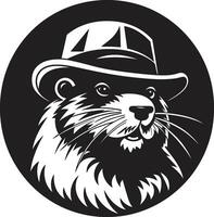 Beaver Leadership Symbol Beaver King Badge vector