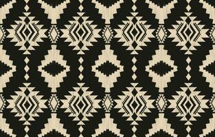 Ethnic abstract ikat art. Aztec ornament print. geometric ethnic pattern seamless  color oriental.  Design for background ,curtain, carpet, wallpaper, clothing, wrapping, Batik, vector illustration.