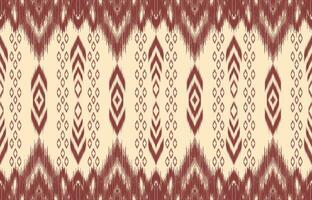 Ethnic abstract ikat art. Aztec ornament print. geometric ethnic pattern seamless  color oriental.  Design for background ,curtain, carpet, wallpaper, clothing, wrapping, Batik, vector illustration.