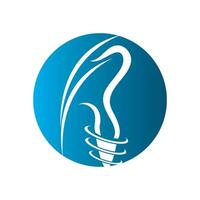 dental implan logo vector