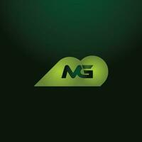 MG, GM Alphabets Letters Logo Monogram vector