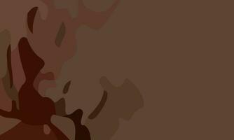 Aesthetic abstract art with a combination of shapes and brown colors. Suitable for background and poster vector