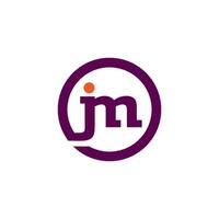 JM Logo template vector