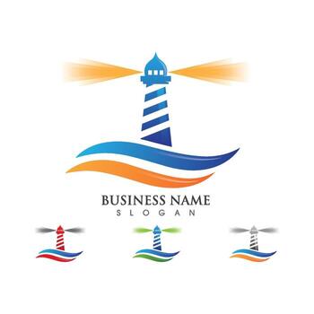 Ilustración de vector de icono de casa de luz