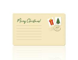 Christmas greeting card vector