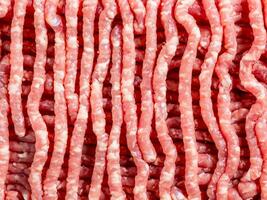 raw minced meat as background. close - up photo