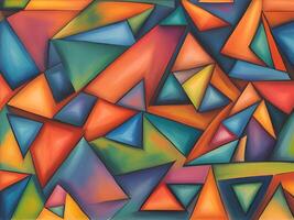 abstract background with colorful pattern photo