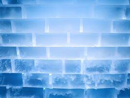 ice brick wall texture using as background photo