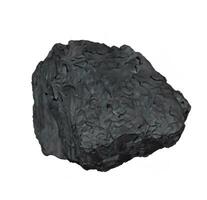 coal isolated on white background photo