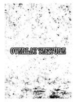 Overlay grunge vector background with dust and scratched textured effect.