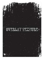 Overlay grunge vector background with dust and scratched textured effect.