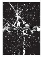 Overlay grunge vector background with dust and scratched textured effect.