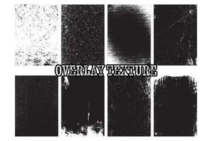 Overlay grunge vector background with dust and scratched textured effect.