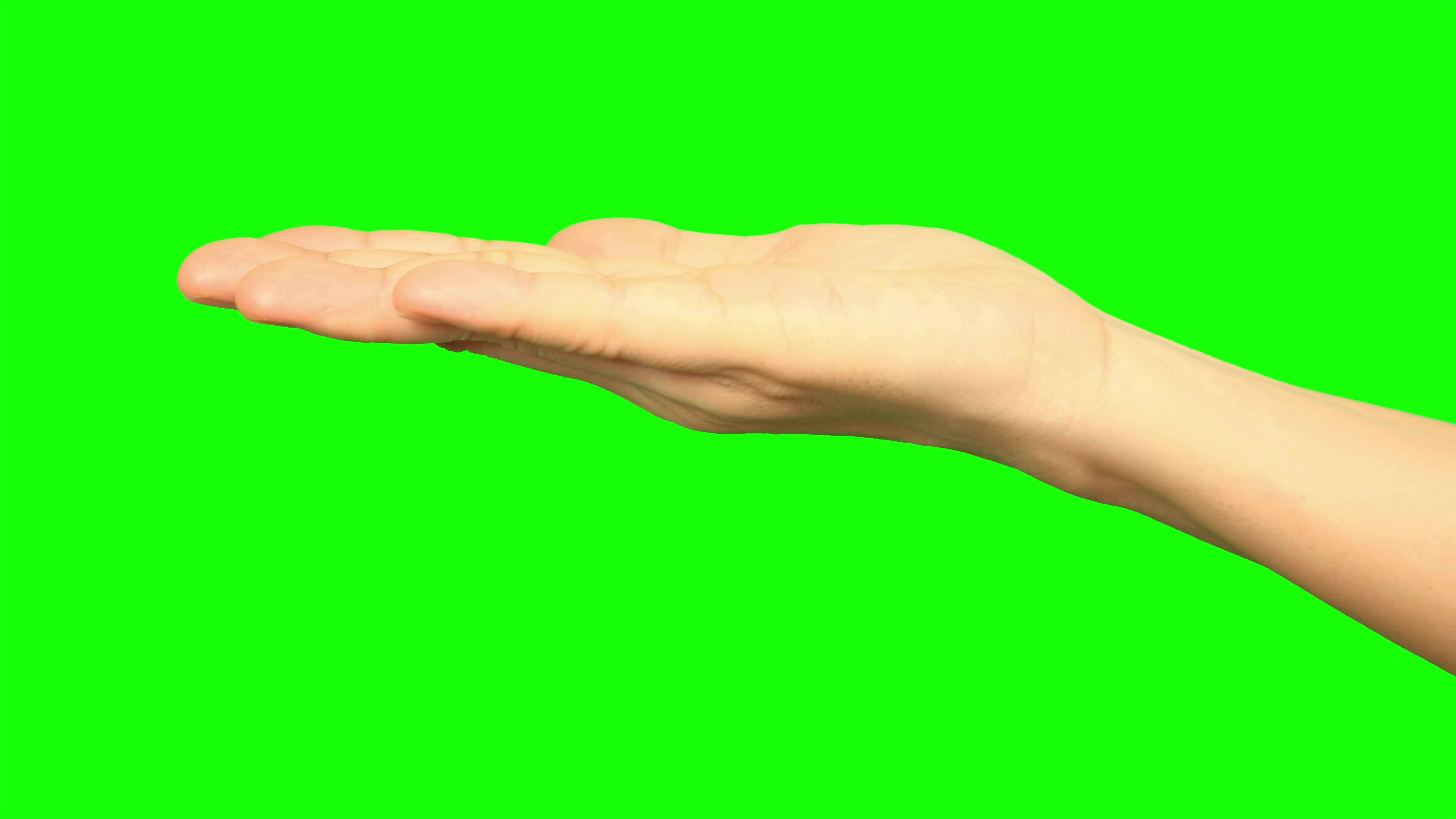 Hand, green screen, hand on green background 33107425 Stock Video at ...