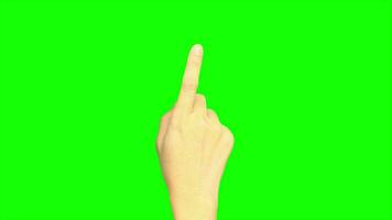 hand, grön skärm, hand på grön bakgrund video