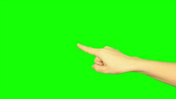 mano, verde pantalla, mano en verde antecedentes video