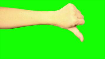 Hand, Grün Bildschirm, Hand auf Grün Hintergrund video