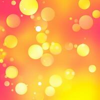 Yellow bright festive bokeh, colorful background - AI generated image photo