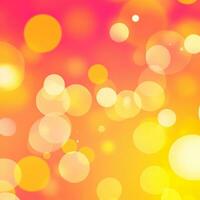 Yellow bright festive bokeh, colorful background - AI generated image photo