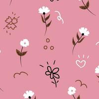 floral abstract pattern suitable for textile and printing needs vector