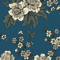 floral abstract pattern suitable for textile and printing needs vector