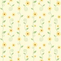 sin costura modelo de girasoles florecer en primavera, verano vector antecedentes para decoración, papel envolver