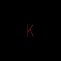 k creativo moderno letras logo diseño modelo vector