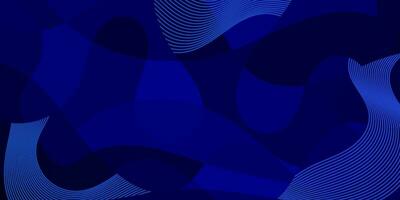 abstract dark blue dynamic background with lines vector