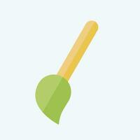 Icon Mop. related to Cleaning symbol. flat style. simple design editable. simple illustration 1 vector