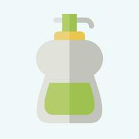 Icon Liquid Soap. related to Cleaning symbol. flat style. simple design editable. simple illustration vector