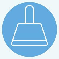 Icon Dustpan. related to Cleaning symbol. blue eyes style. simple design editable. simple illustration vector