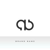 Letter A and B logo or AB initials two modern monogram symbol concept. Creative Line sign design. Graphic Alphabet Symbol for Corporate Business Identity. Vector illustration Logo Design.