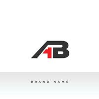 Letter A and B logo or AB initials two modern monogram symbol concept. Creative Line sign design. Graphic Alphabet Symbol for Corporate Business Identity. Vector illustration Logo Design.