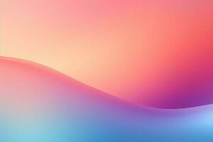 Pastel multi color gradient a contemporary, simple yet captivating background graphic AI Generated photo