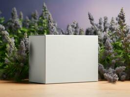 Cartons box mockup with isolated background AI Generative photo