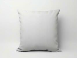 Square pillow mockup with isolated background AI Generative photo