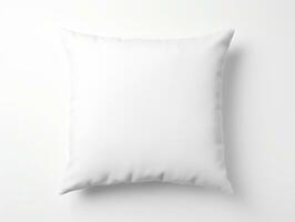 Square pillow mockup with isolated background AI Generative photo