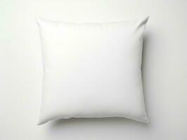 Square pillow mockup with isolated background AI Generative photo