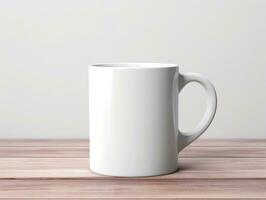 Mug mockup with isolated background AI Generative photo