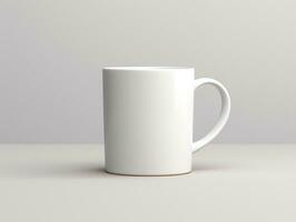 Mug mockup with isolated background AI Generative photo