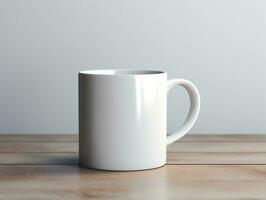 Mug mockup with isolated background AI Generative photo