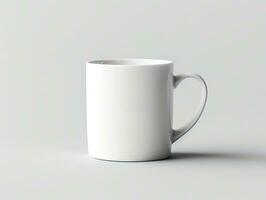 Mug mockup with isolated background AI Generative photo