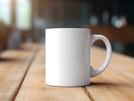 Mug mockup with isolated background AI Generative photo