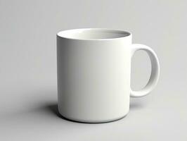 Mug mockup with isolated background AI Generative photo