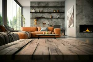 Inspiring home interior design concepts for a welcoming living room AI Generated photo