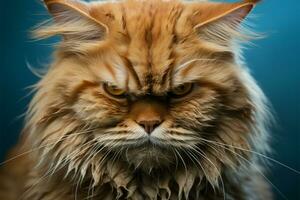 Angry Cat Face Stock Photo, Picture and Royalty Free Image. Image