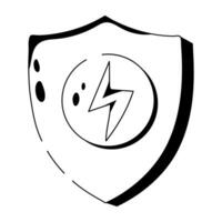 Trendy Power Protection vector