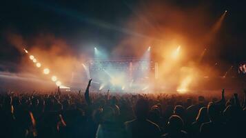 Crowd of People at Concert photo